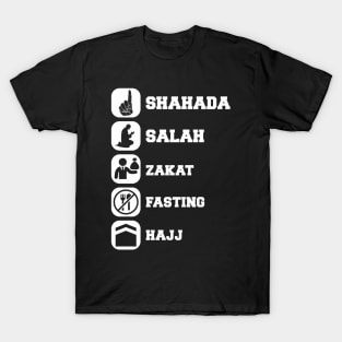 Islamic - Five Islam Rukun T-Shirt